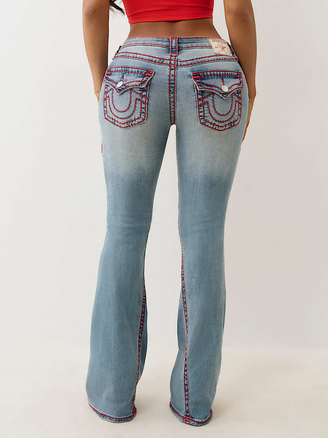 JOEY LOW RISE SUPER T FLARE JEAN