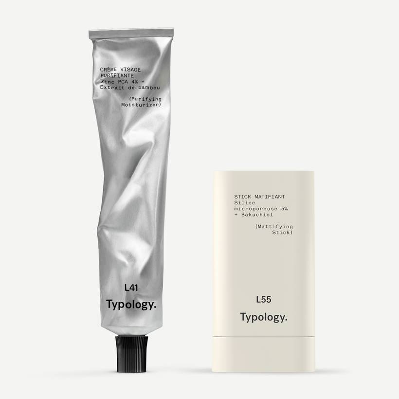 Mattifying Cream & Stick Duo — Typology