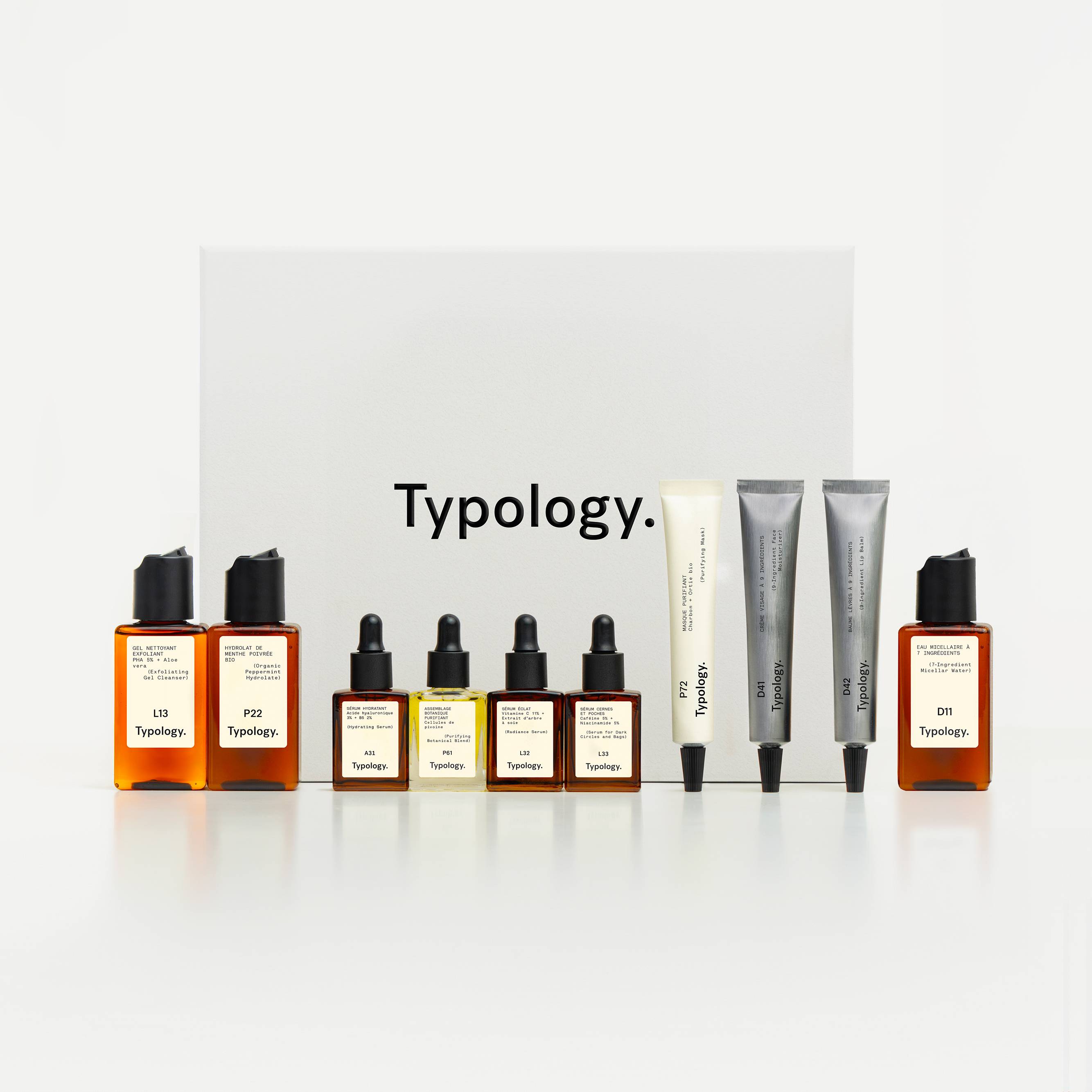 Discovery skincare gift set — Typology