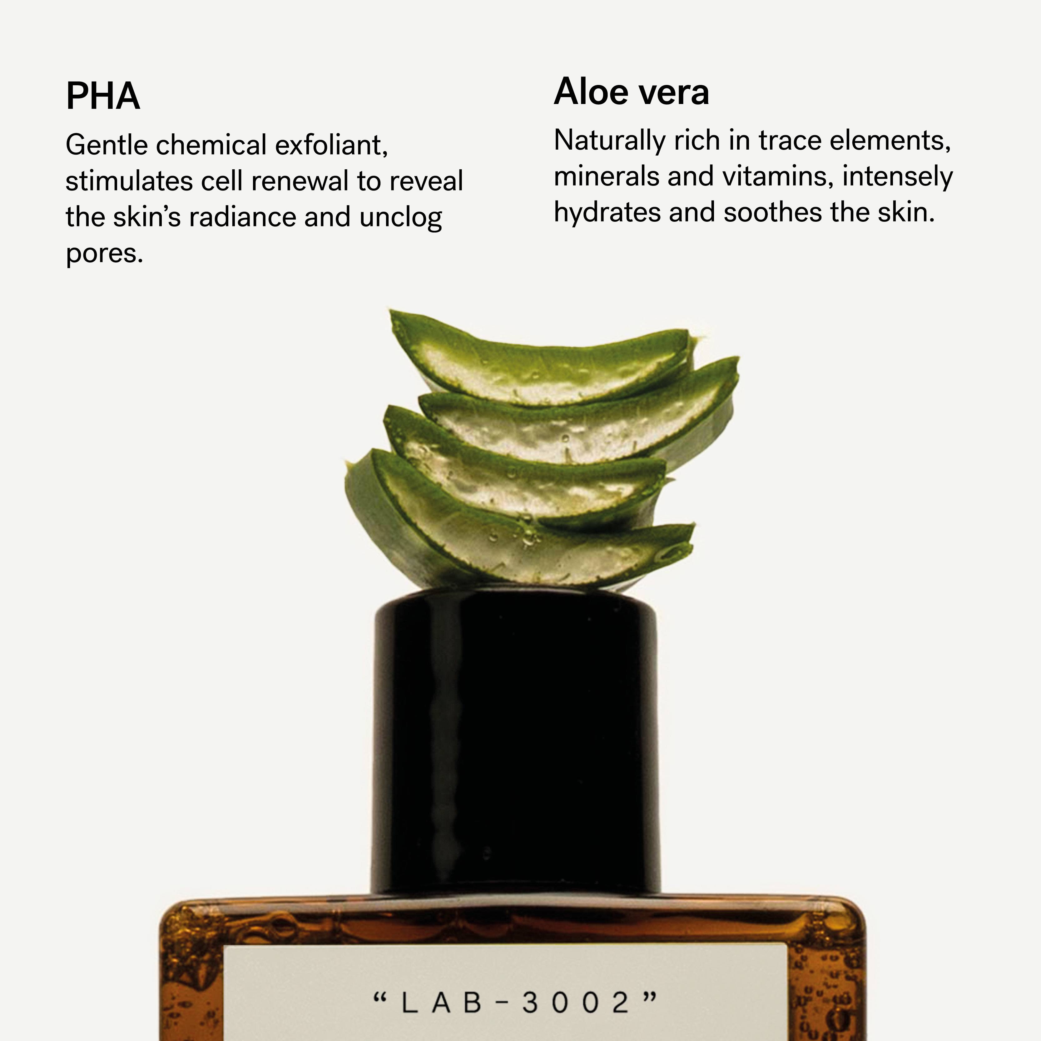 Exfoliating Aloe Vera Gel Cleanser — Typology