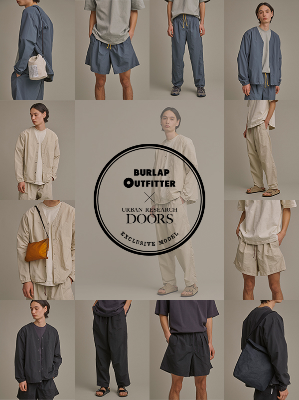 BURLAP OUTFITTER × URBAN RESEARCH DOORS 2021 SPRING/SUMMER
