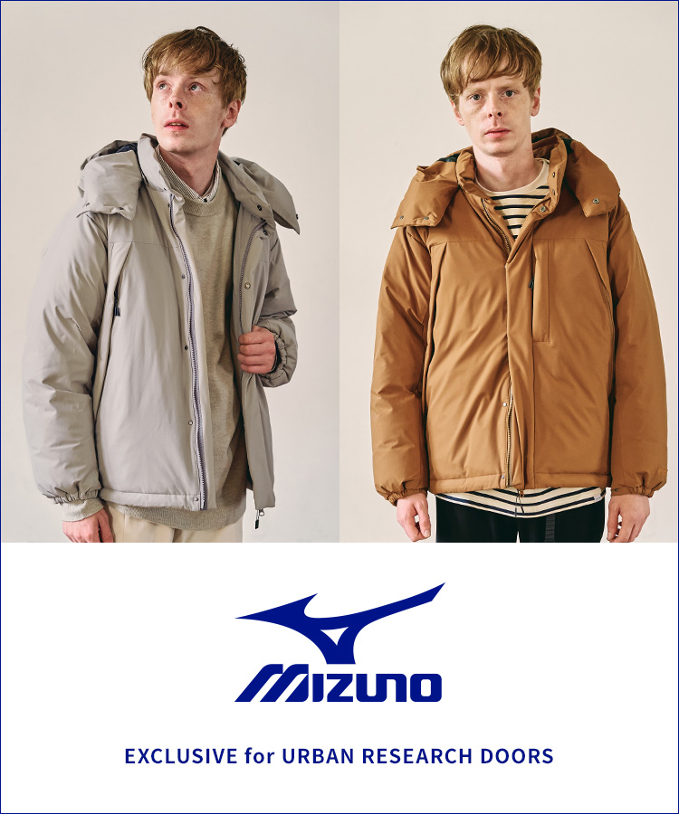 日本を代表するスポーツメーカー“Mizuno”とタッグを組んだダウン
