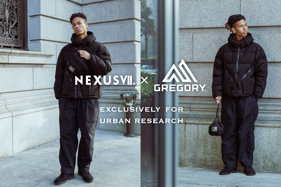 NEXUSⅦ. × GREGORY EXCLUSIVELY FOR URBAN RESEARCH」スペシャル