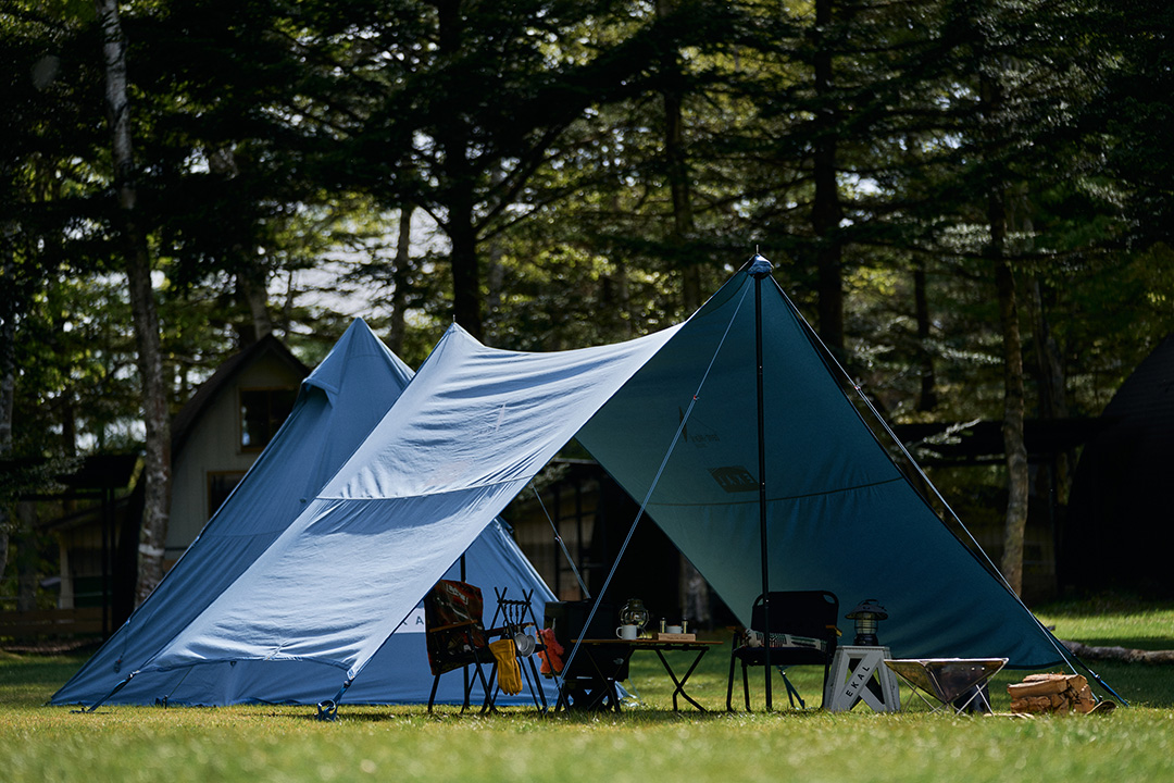 真夏の太陽に悩まされない！ キャンプスタイルに応じたテント・タープ