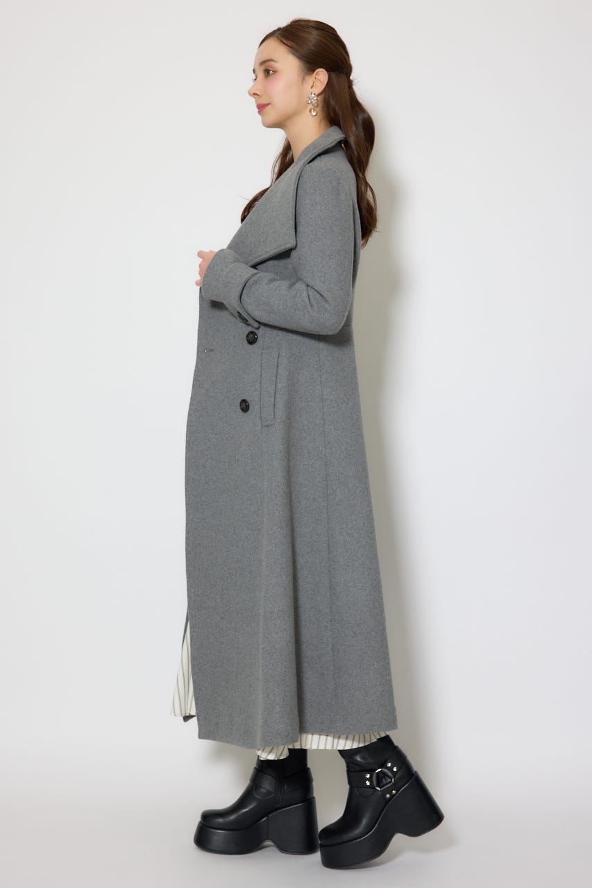 rienda | 25オーバーネックシンデレララインコート (コート ) |SHEL