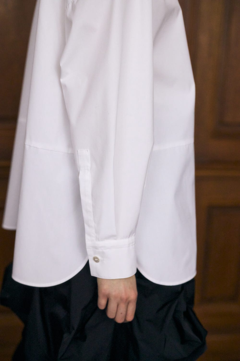 ASYMMETRY BOW-TIE SHIRT｜38｜WHT｜SHIRTS AND BLOUSES｜ENFÖLD