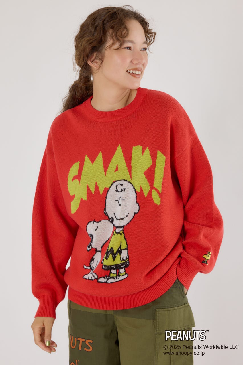 RODEO CROWNS WIDE BOWL | (PEANUTS) モチーフニットトップス (ニット