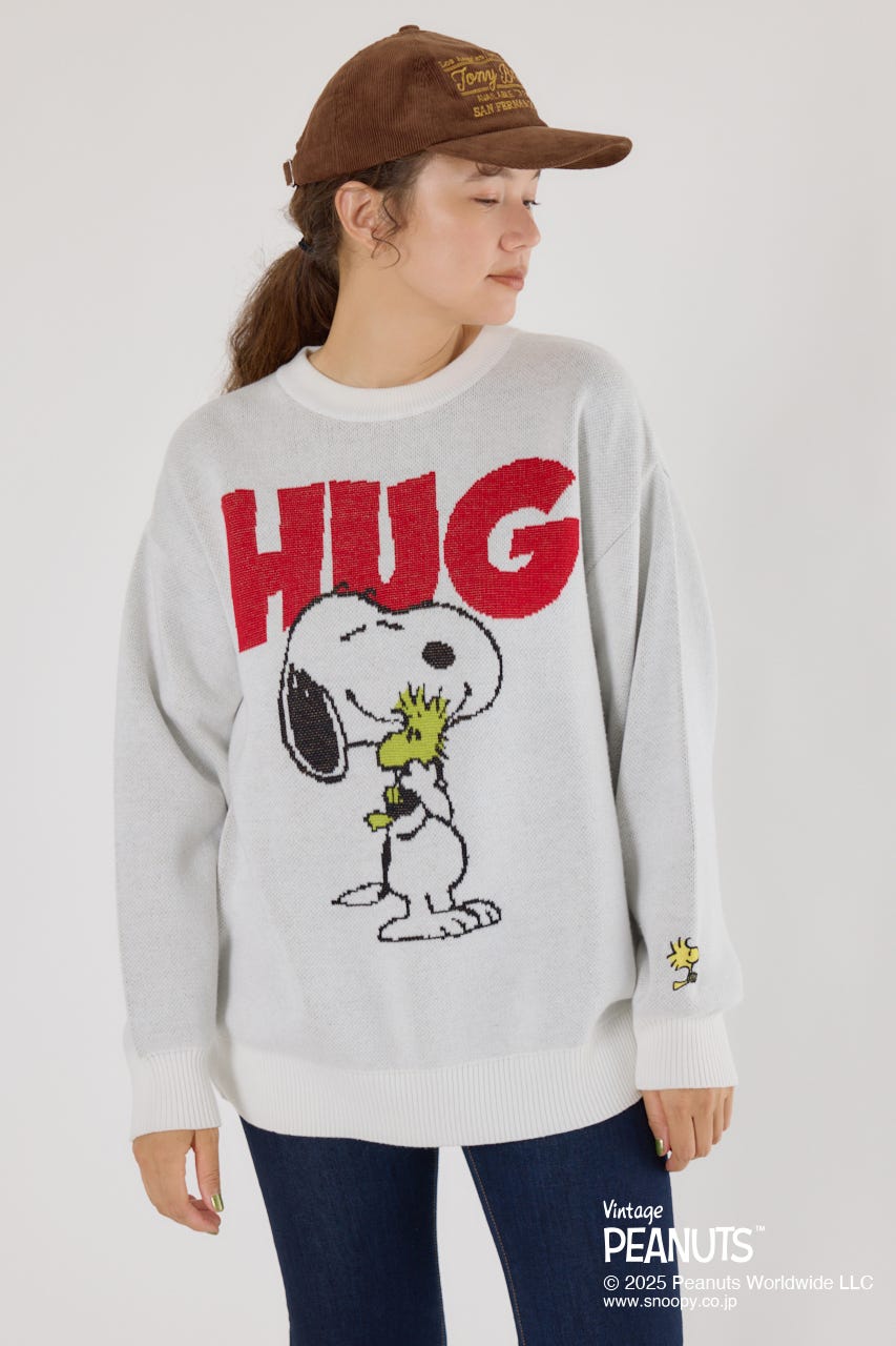 RODEO CROWNS WIDE BOWL | (PEANUTS) モチーフニットトップス (ニット