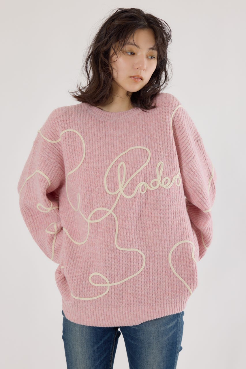 RODEO CROWNS WIDE BOWL | Embroideryラインロゴニットトップス