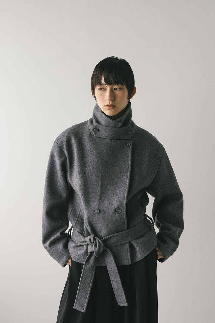 STYLEMIXER | ウールベルトショートコート (ジャケット ) |SHEL'TTER