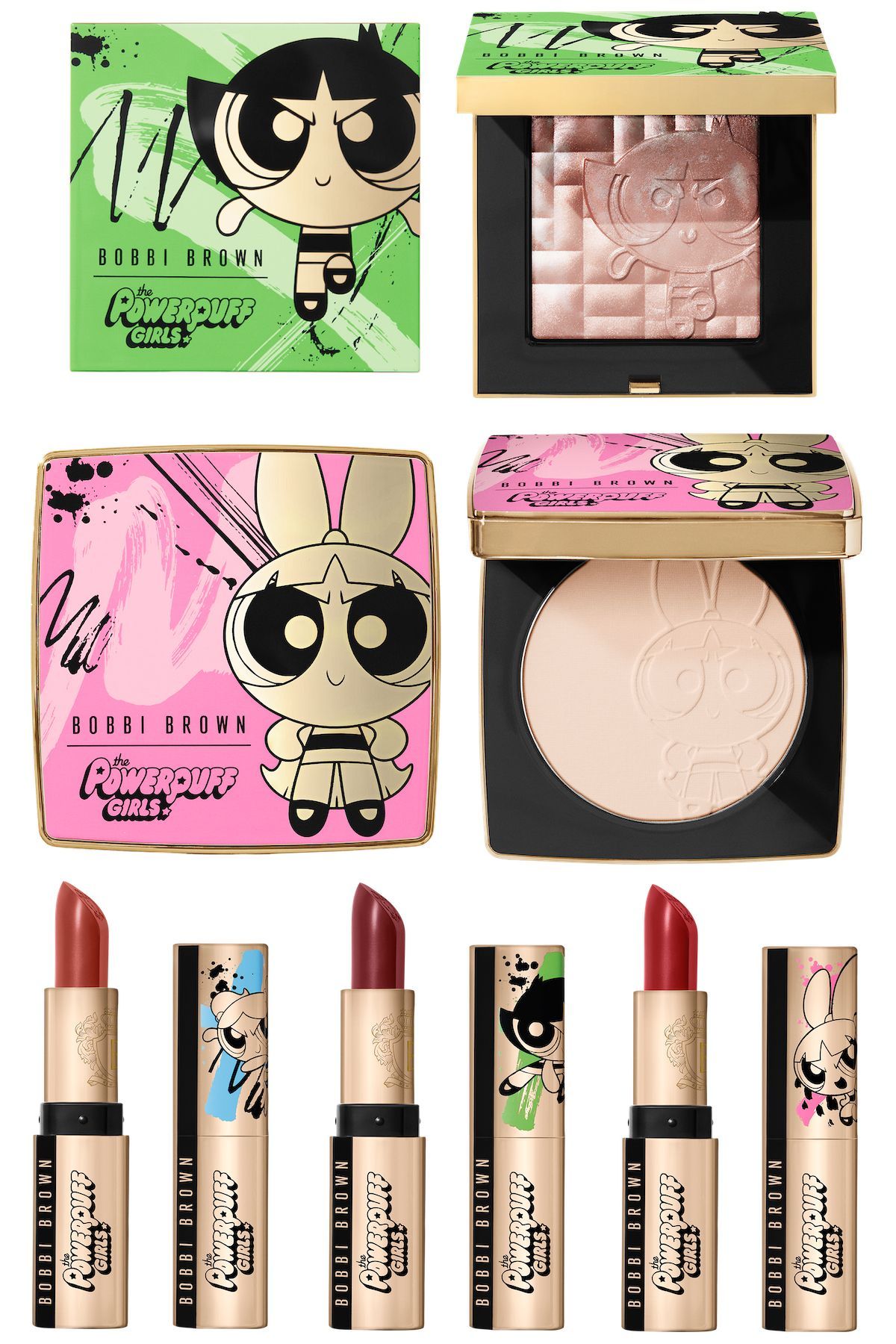 ボビイ ブラウンが『パワーパフ ガールズ』とタッグを組んだ限定