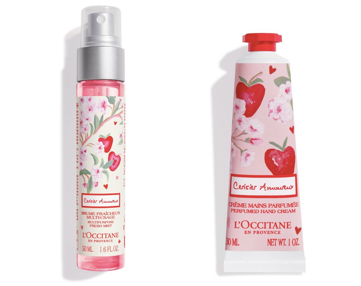 ロクシタンの桜インスパイアの限定シリーズ「チェリーストロベリー」が