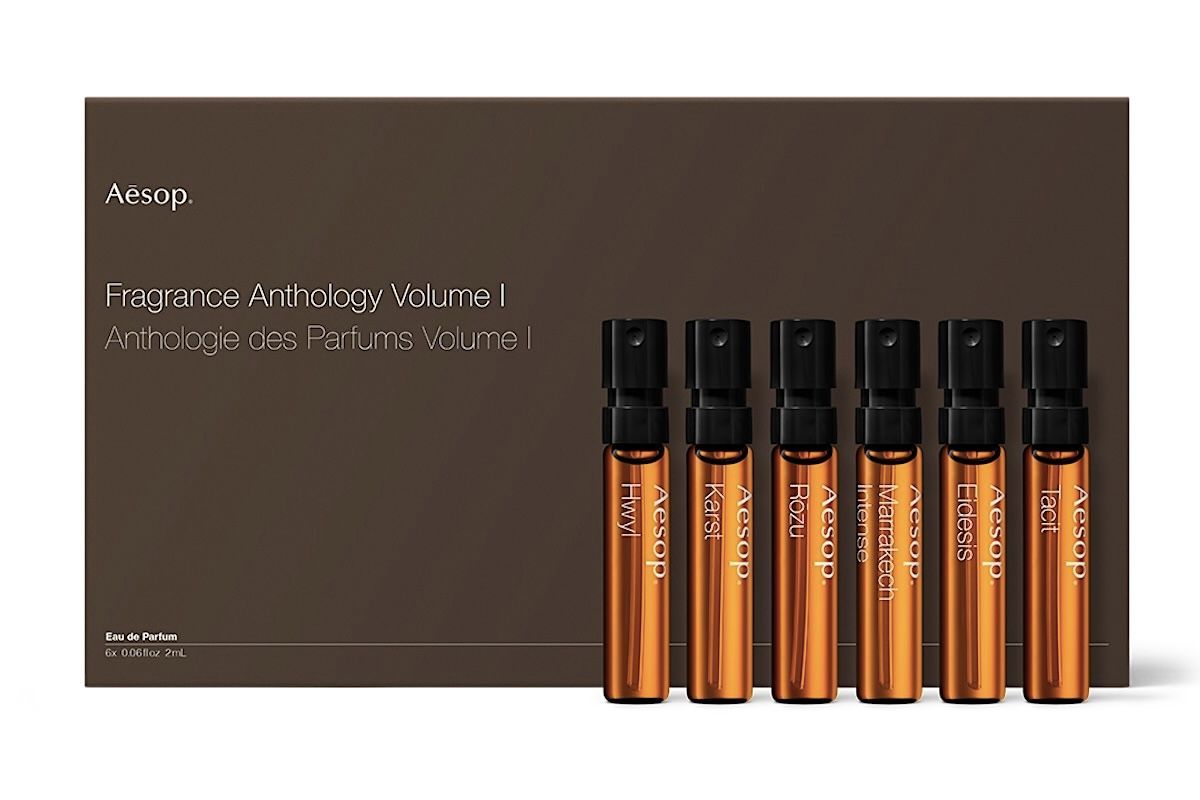 イソップのフレグランス誕生20周年記念。6種類の香りを詰め合わせた