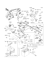 2001 Kawasaki NINJA ZX-9R (ZX900-E2) Chassis Electrical Equipment