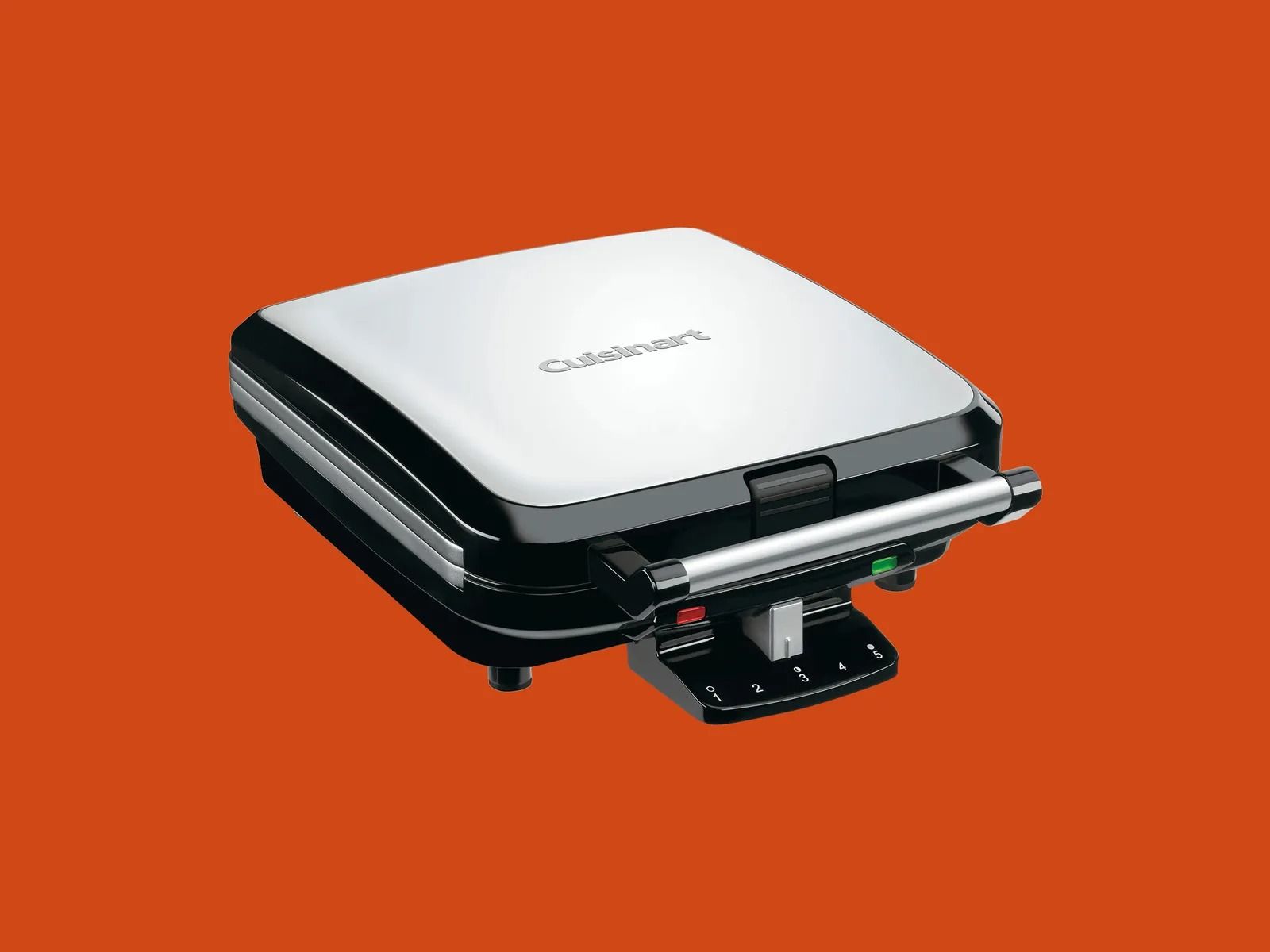 クイジナートのワッフルメーカーは焦げ付かず、ハッシュドポテトや