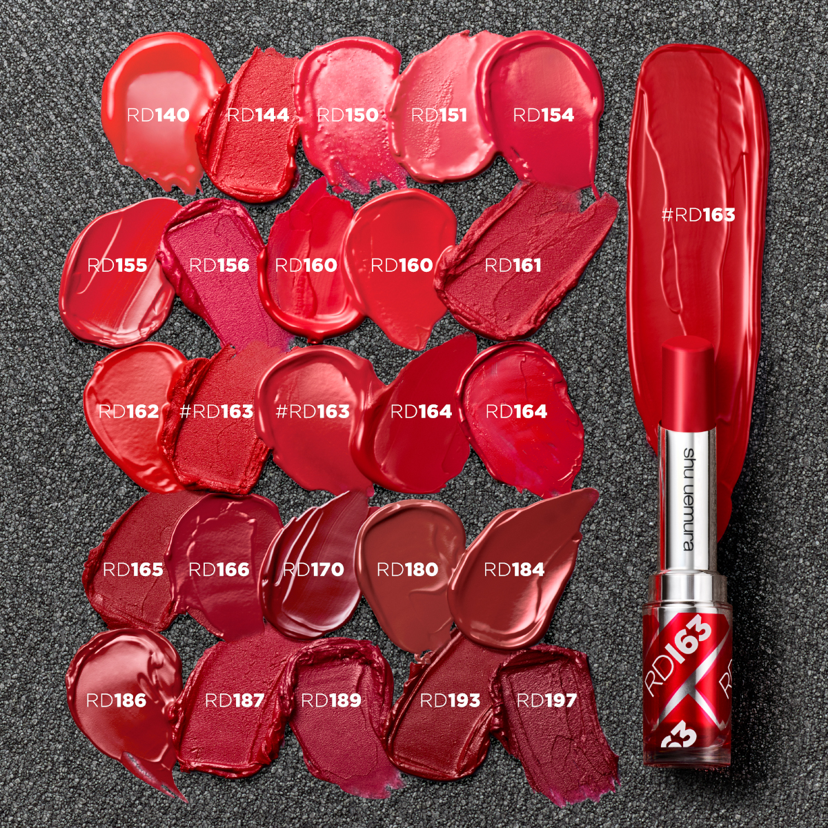 シュウ ウエムラ」を代表する赤「RD 163」はなぜ女性の肌を美しく