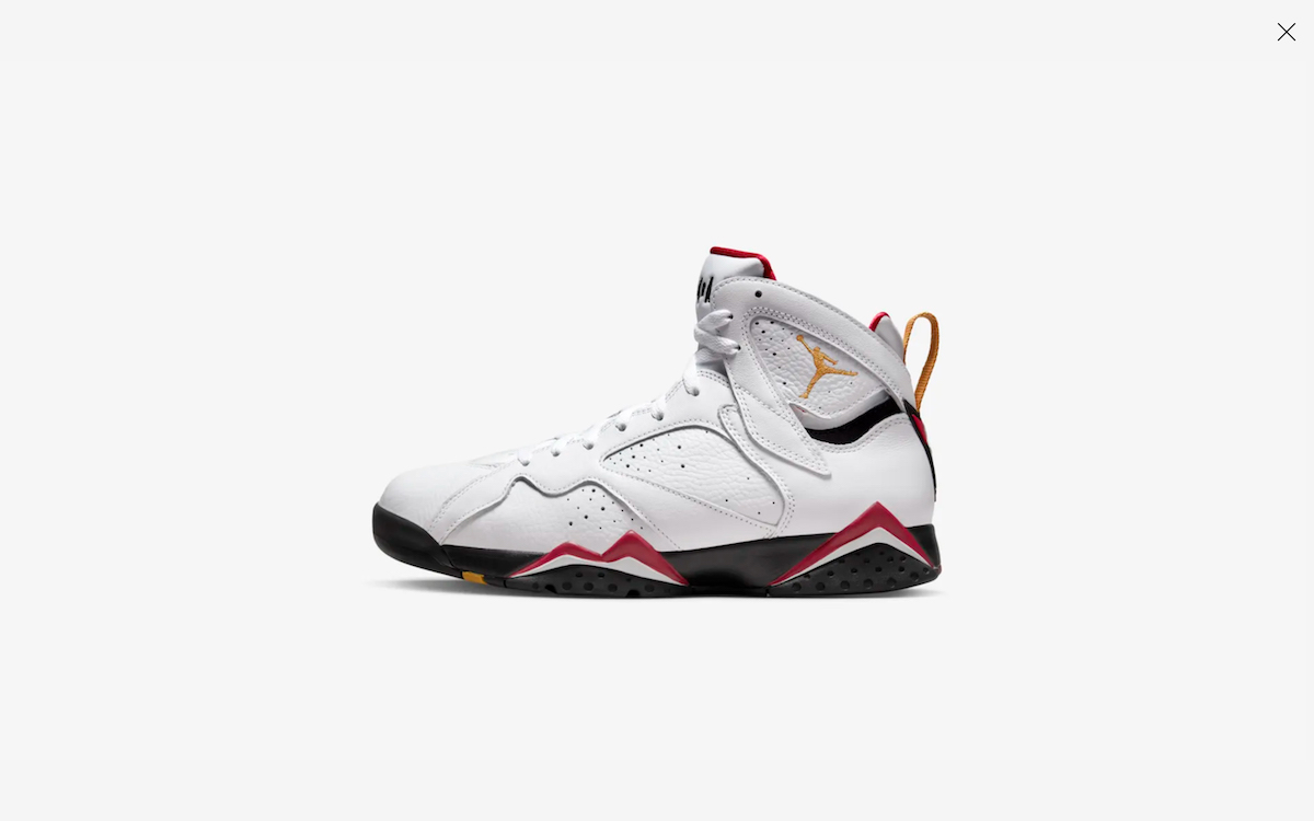 ナイキ」の“エア ジョーダン 7 カーディナル”が復刻 約11年ぶり3度目