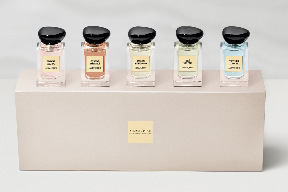 アルマーニ ビューティ」が5種のミニサイズ香水セット＆3種のソープ