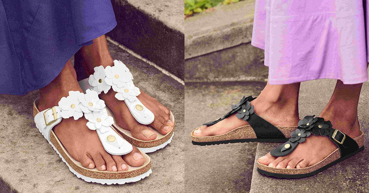 花がモチーフの「ビルケンシュトック」の新作サンダル 5月18日に発売