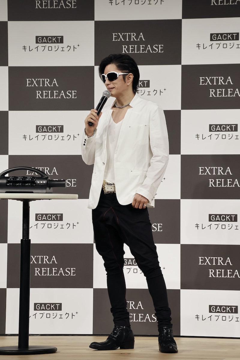 GACKT監修のキレイプロジェクト始動！ 第1弾は筋肉をほぐして脂肪燃焼