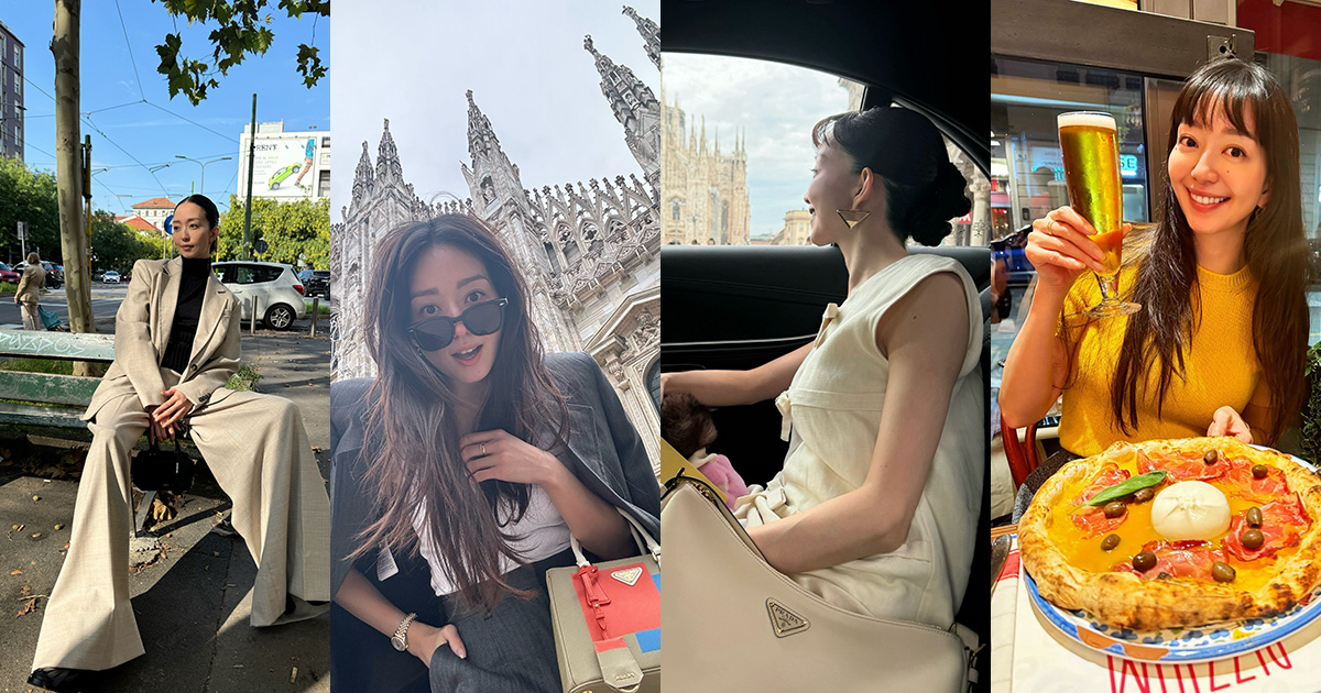 松島花の初めてのミラノコレ 「プラダ」や「マックスマーラ」のショー