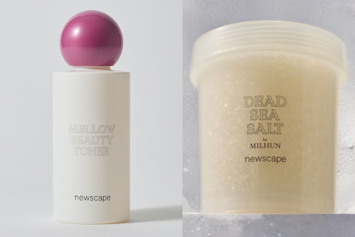 ニュースケープ」から新成分を配合した化粧水と死海の塩のバスソルト