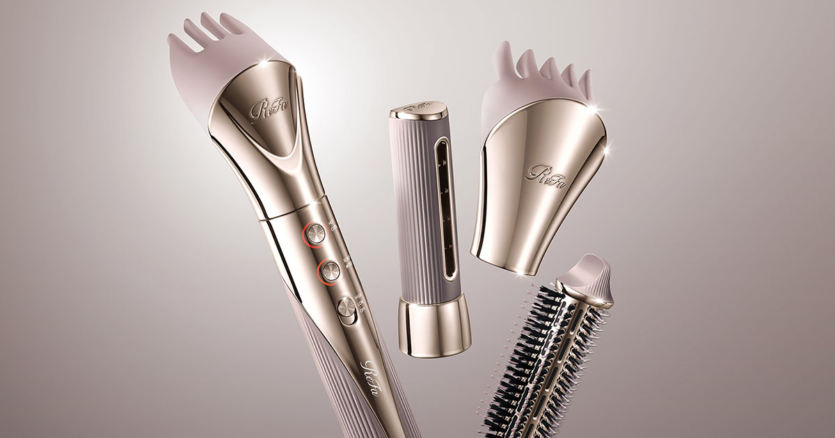 リファ」がスティック型ドライヤーを発売 “ふわ艶リフト”なスタイル