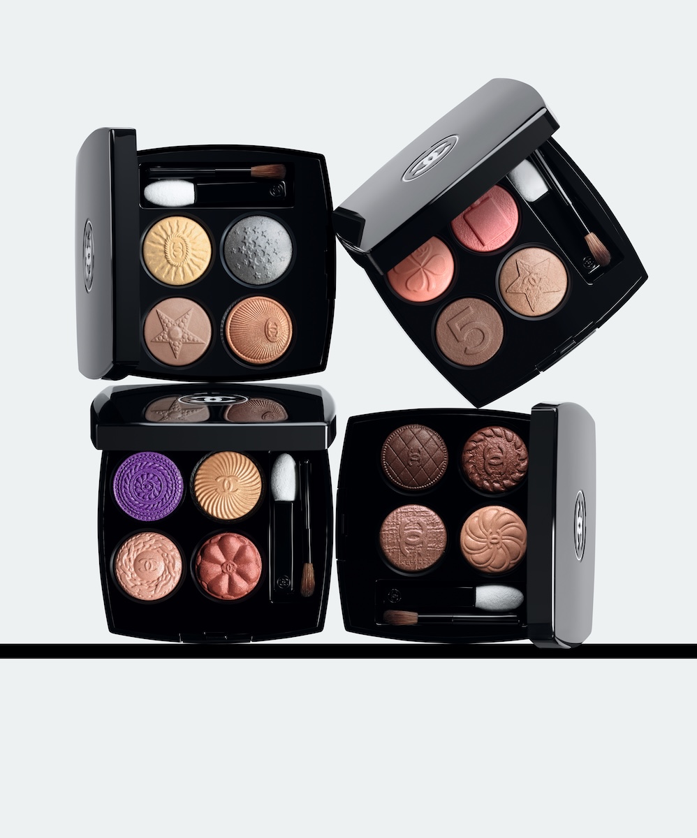 シャネル」の新作アイシャドウパレットは、メゾンを象徴するボタンが