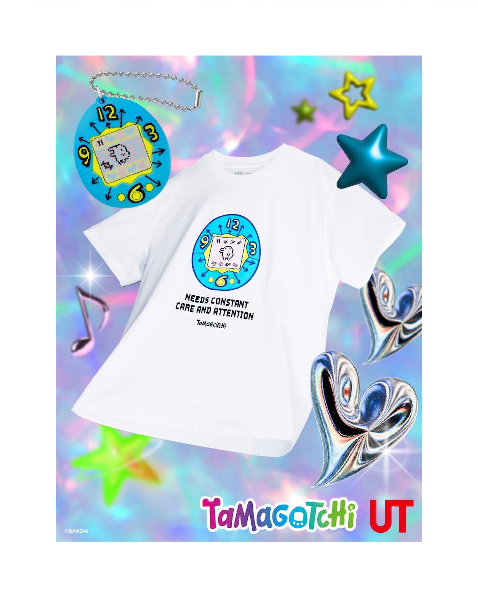 ユニクロ「UT」と「たまごっち」がコラボ Tシャツと“UTオリジナル