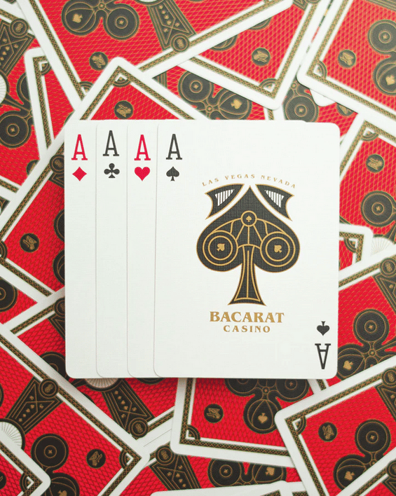 Bacarat Casino Gold Gilded Playing Cards by Gemini | X-Decks