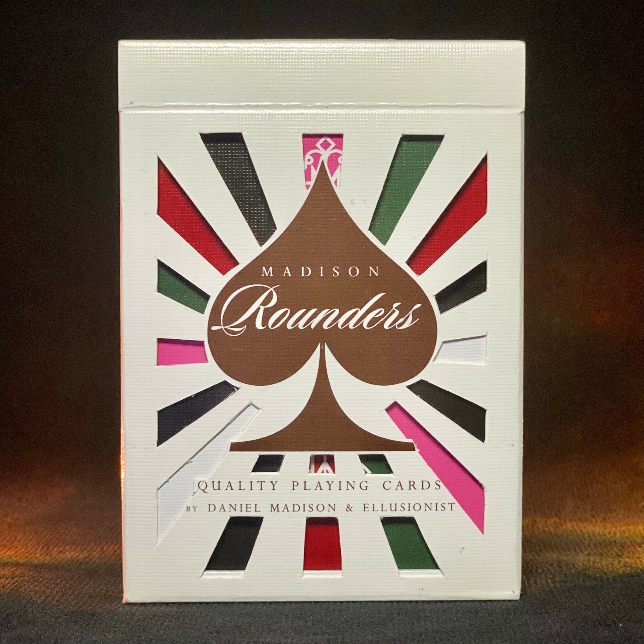 Madison Rounders BROWN carved playing cards by Victor de Urda 1 of