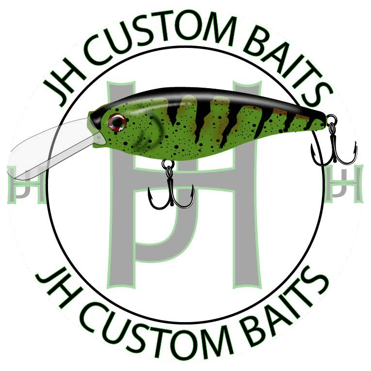 Hand-Painted Fricker' Shad Lures by JH Custom - Precision Replicas