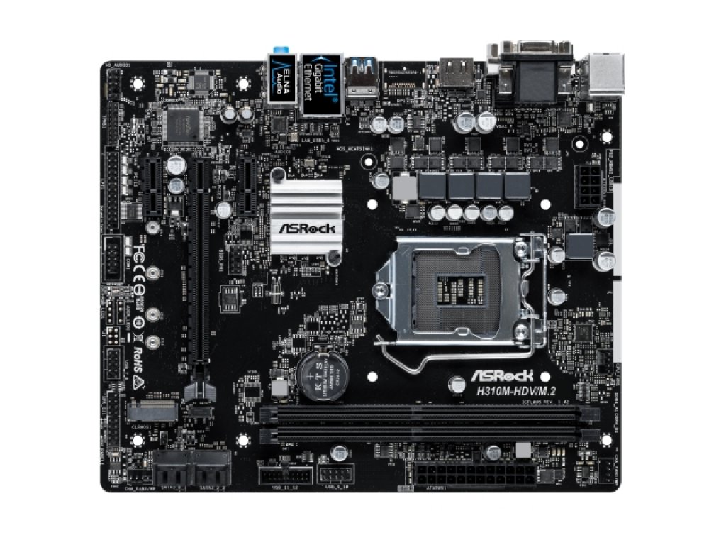 ASRock H310M-HDV/M.2 インテル 300シリーズ LGA1151対応 intel H310