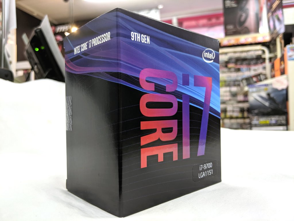 インテル第9世代プロセッサーKなしグラフィックス搭載のCore i7「Core