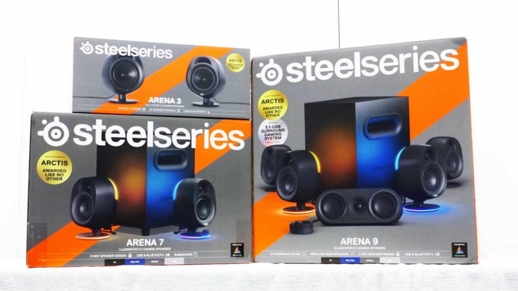 SteelSeriesからゲーミングスピーカー「Arena」シリーズが登場 | Ark