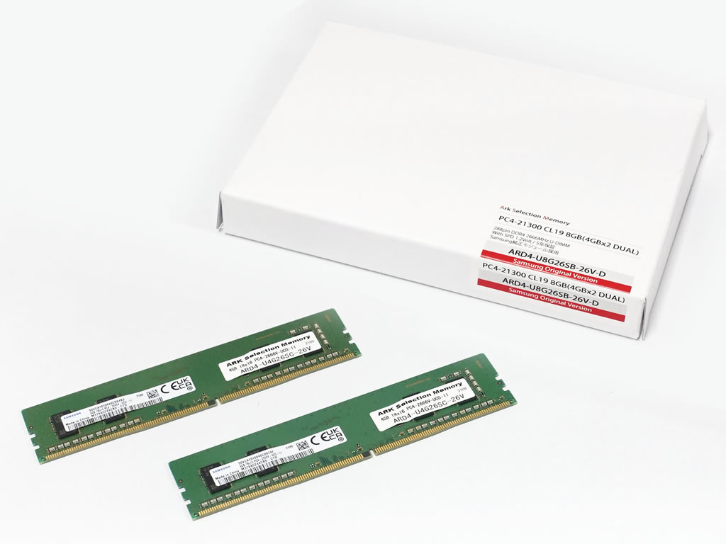 ARK ARD4-U8G26SB-26V-D 「Samsung Edition」 Ark Selection Memory