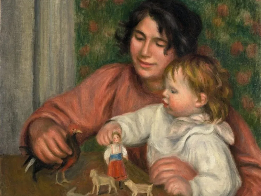 ルノワールが幼い息子ジャンを描いた「秘蔵の傑作」、オークションに初