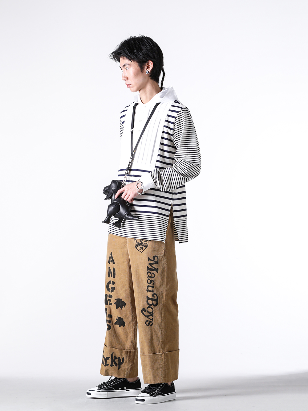 MASU マリンシャツ クロップドパンツスタイル -FASCINATE