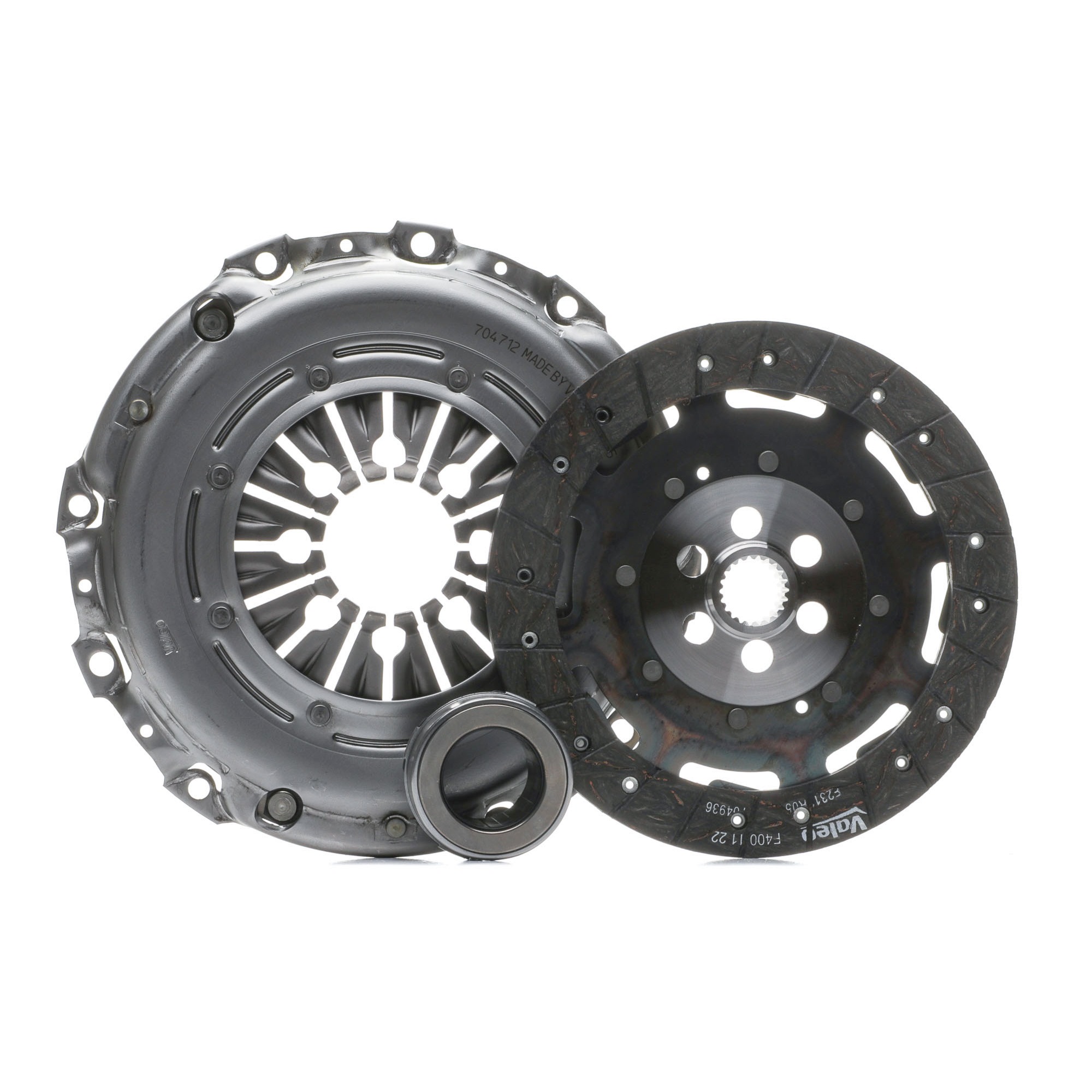 832291 VALEO KIT3P Kupplungssatz mit Ausrücklager, 228mm | AUTODOC