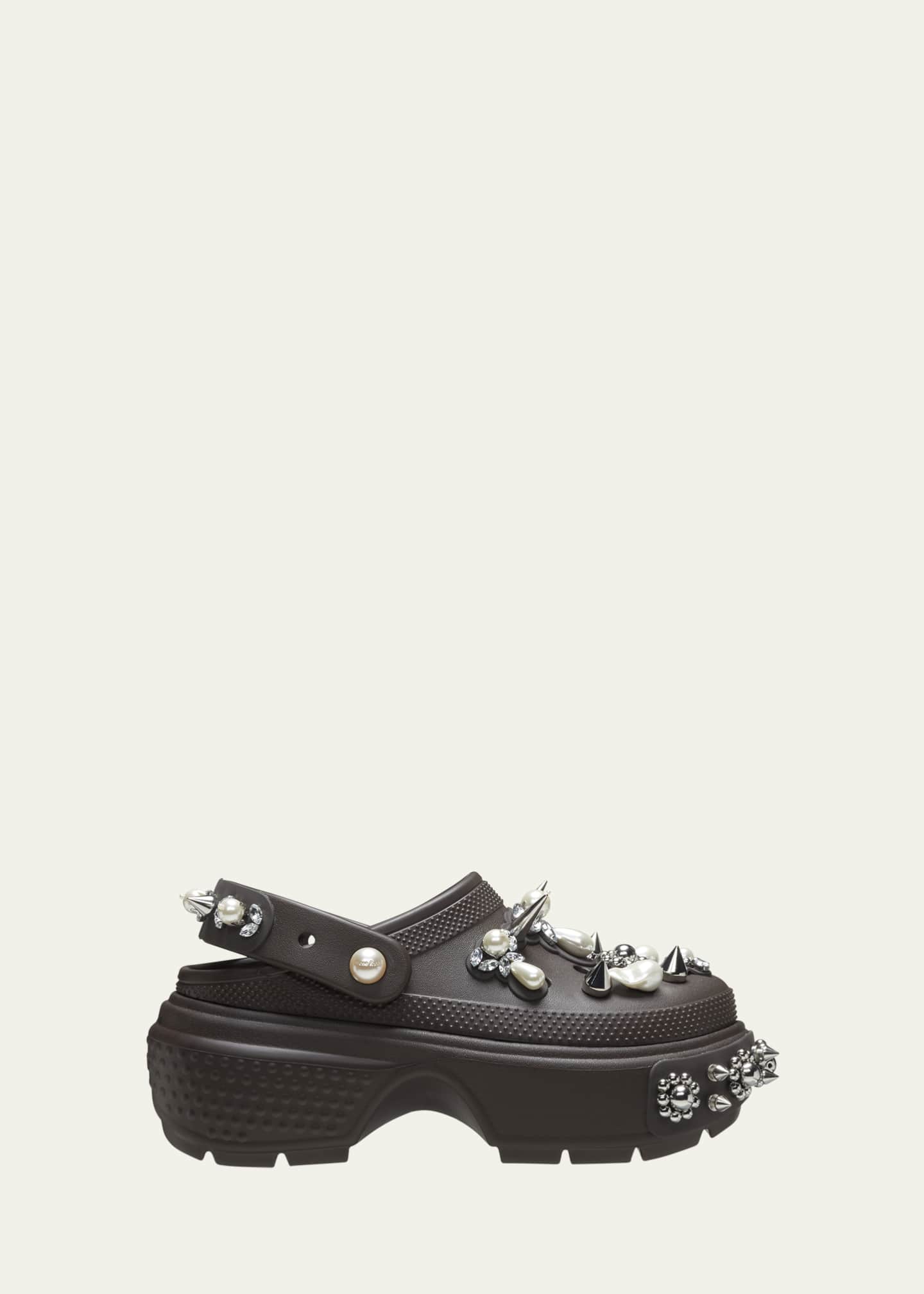 Simone Rocha x Crocs X Crocs Embellished Stomp Clogs - Bergdorf