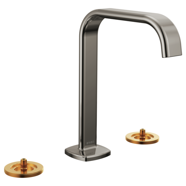 Allaria® | Widespread Lavatory Faucet with Square Spout - Less Handles
