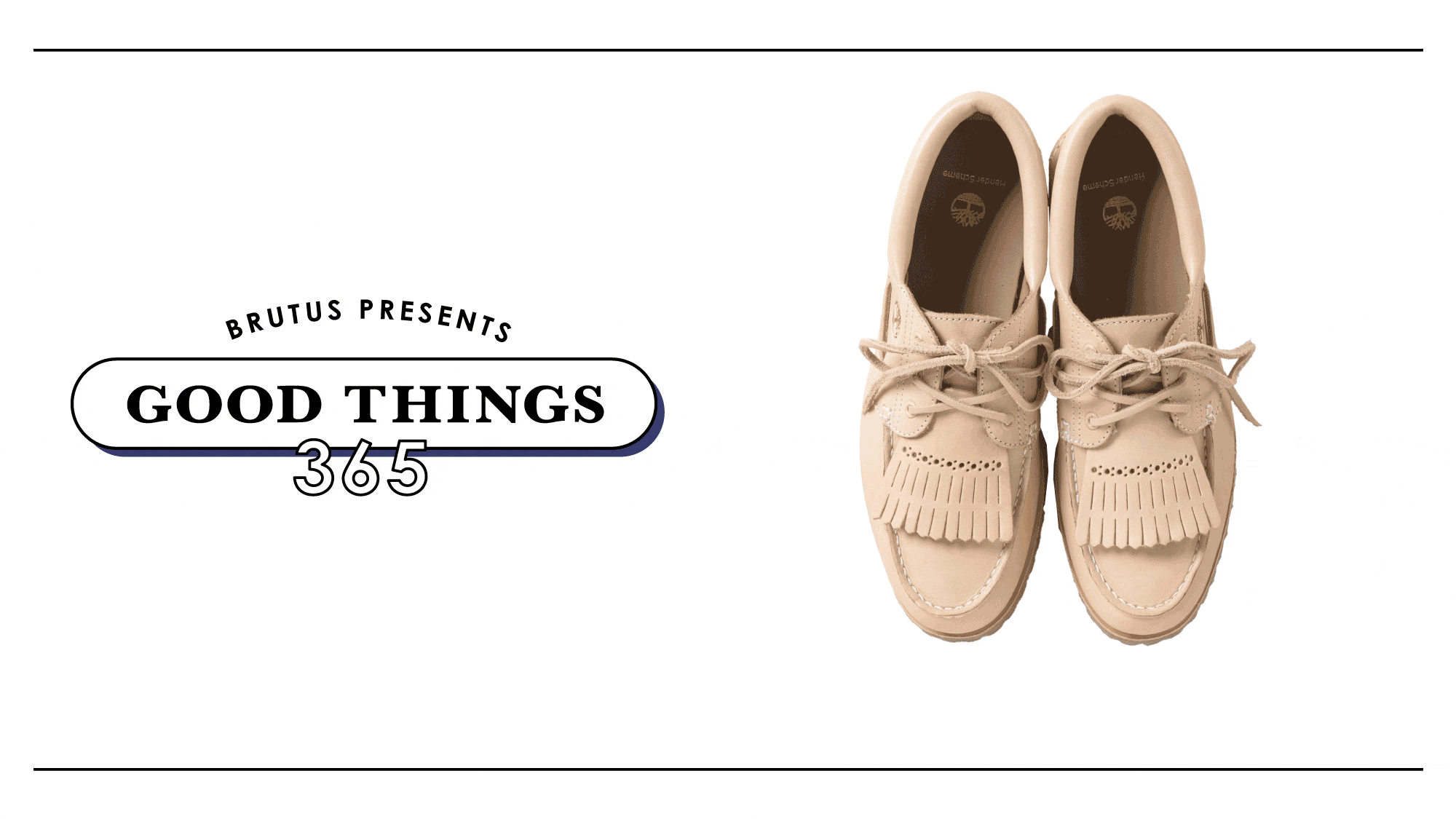 ティンバーランド〉 × 〈エンダースキーマ〉のデッキシューズ：GOOD