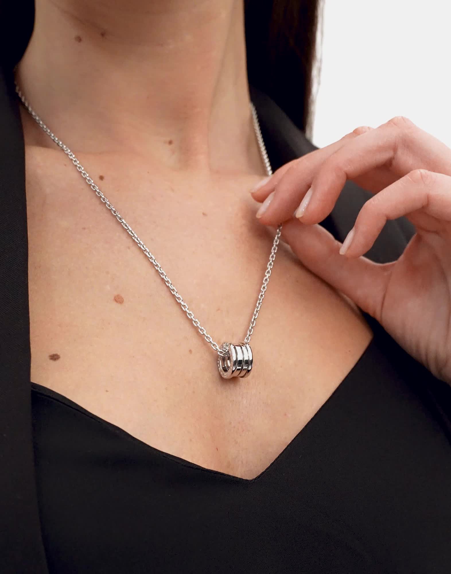 White gold B.zero1 Necklace 358347 | Bvlgari