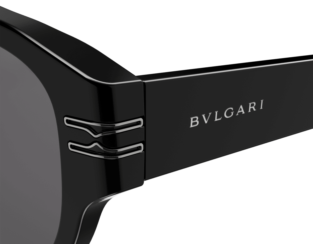 Pilot, Rectangular Black B.zero1 Sunglasses 904329 | Bvlgari