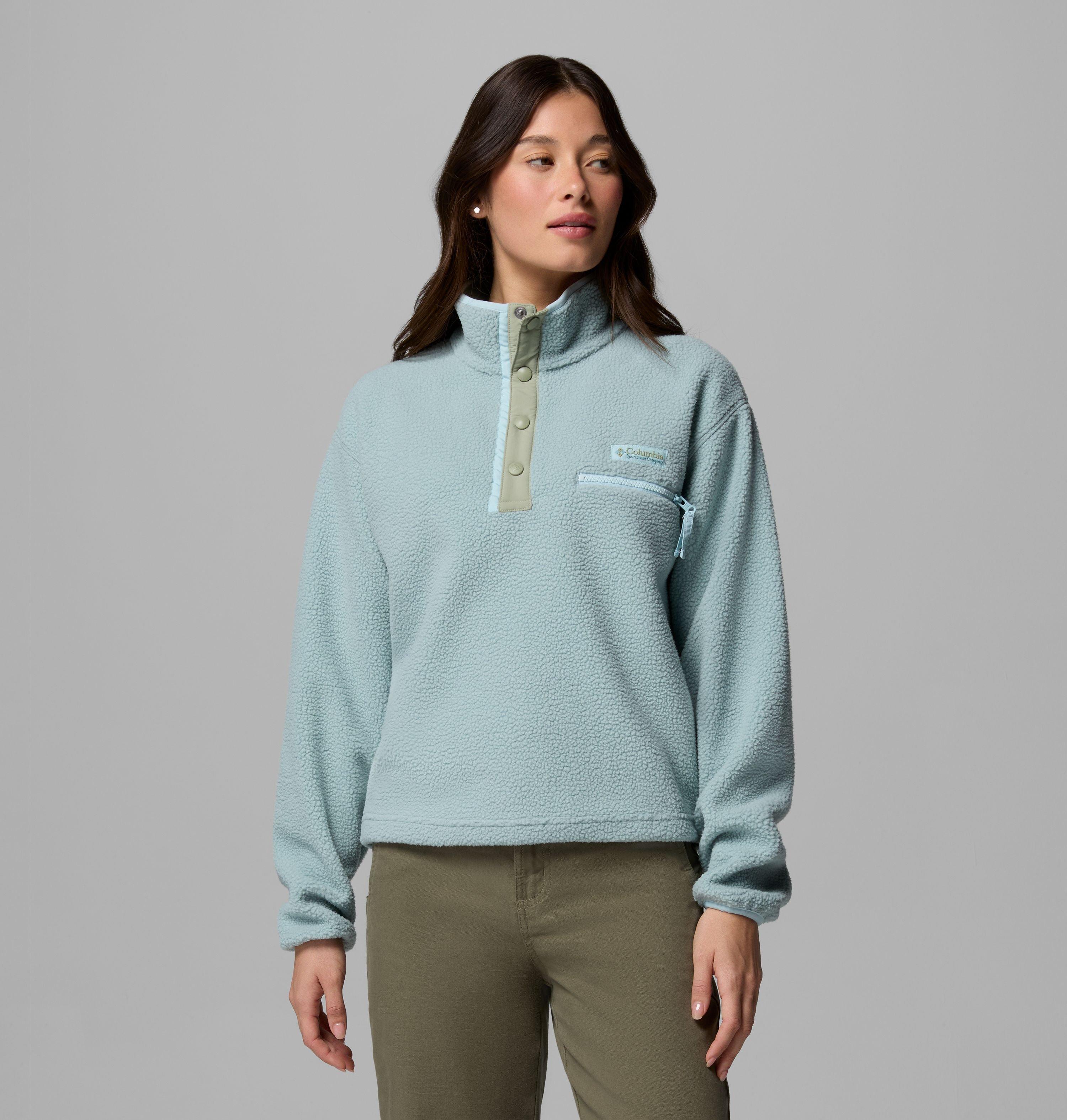 Women's Helvetia II Cropped Half Snap Fleece Pullover | Columbia