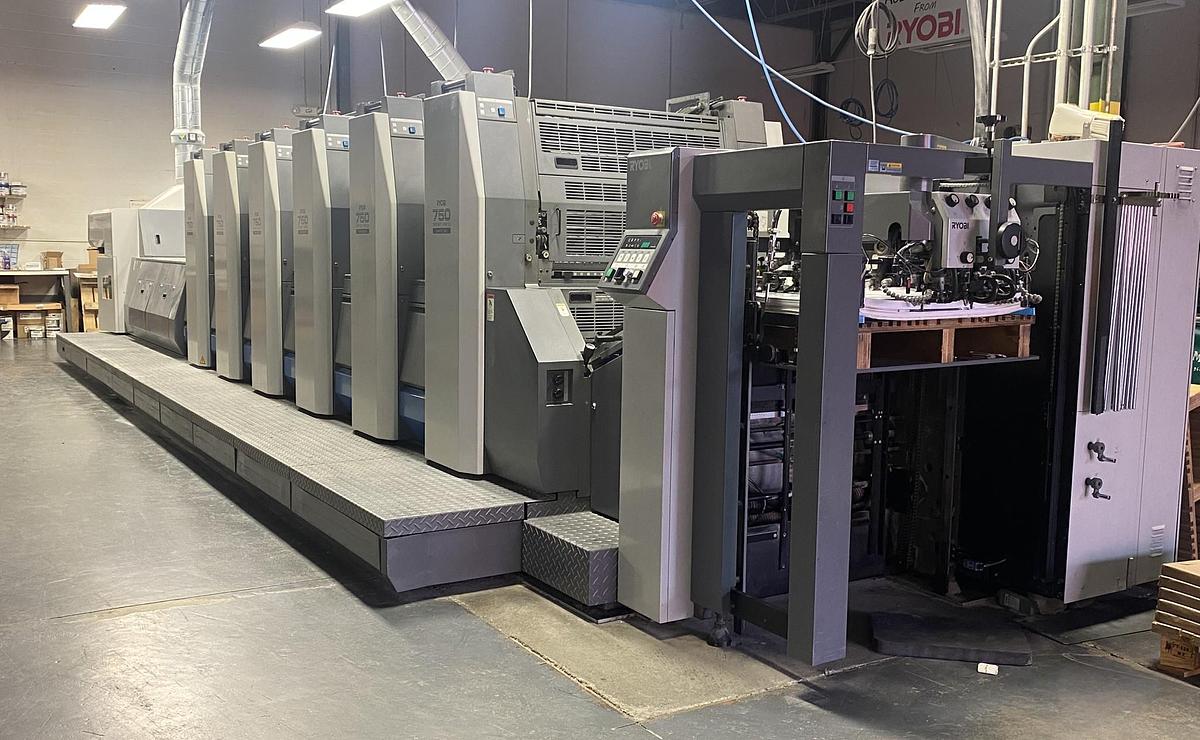 RYOBI 755 XLW-E Offset five colours Used machines - Exapro