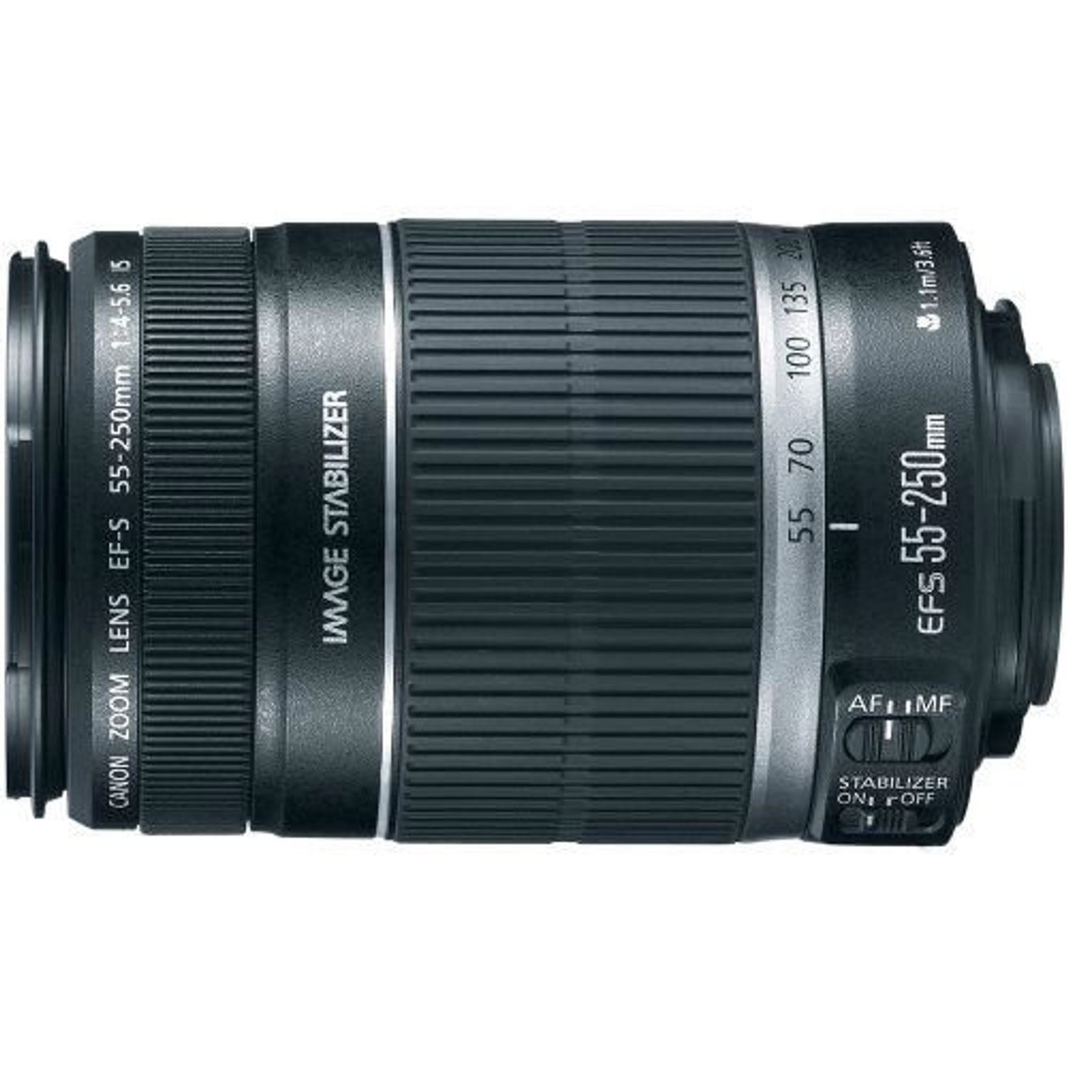 CANON Canon EF-S 55-250mm f4-56 IS STM Lente - Negro | falabella.com