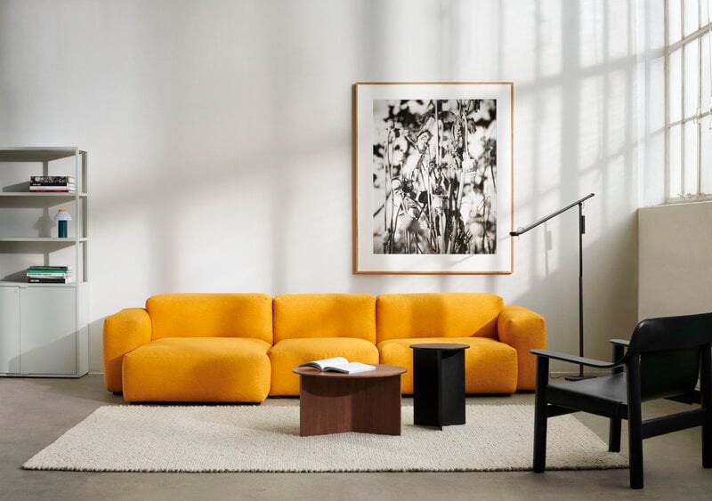 HAY Slit Wood table, 35 cm, high, black | Finnish Design Shop