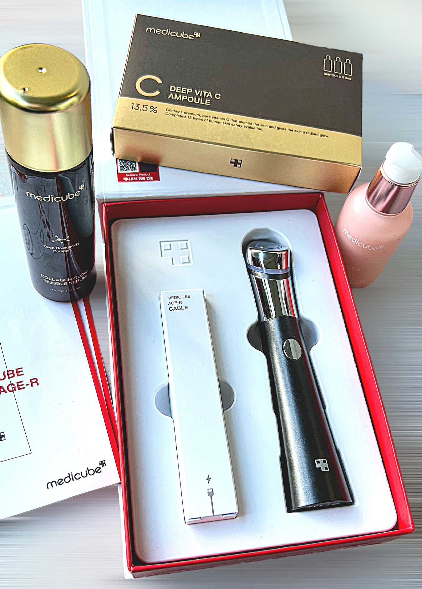 Medicube Age-R Booster-H Glow Booster Facial Device – Unboxing Beauty