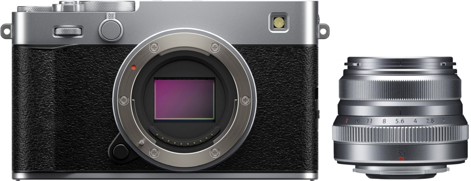 Fujifilm X-E5 Silver + XF 35mm f2 R WR Silver - Foto Erhardt